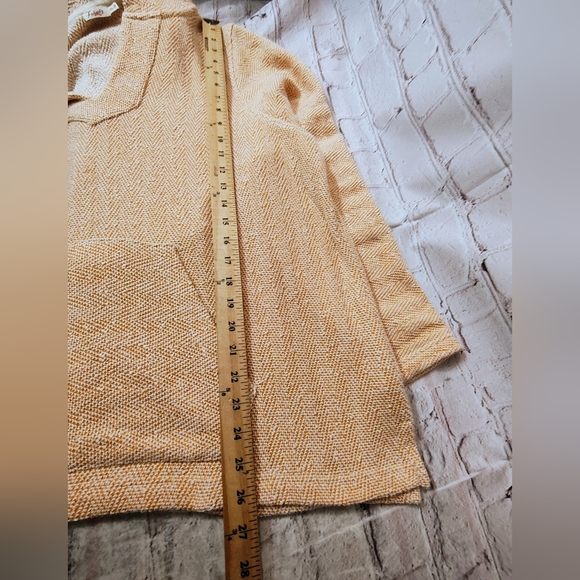 Faherty Whitewater Women's Hooded Sweater Poncho Orange XXL - Picture 15 of 16